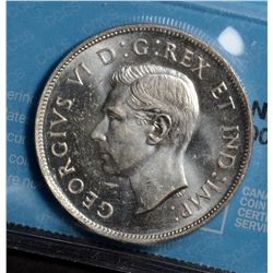 50 Cents 1945 CCCS MS-63 Near Date Pointed 5.