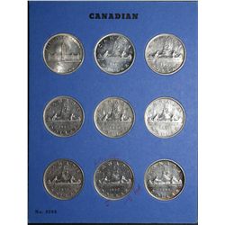 1 Dollar 1939 AU-55 Cleaned to 1967 MS-62 in Whitman Album. Lot of 27 coins. Read
