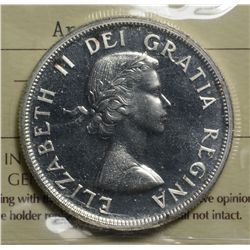 1 Dollar 1955, ICCS PL-66; Arnprior. Flashy white coin.