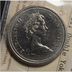 1 Dollar 1974 ICCS MS-63 Double Yoke.