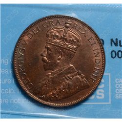Newfoundland; Cent 1936, CCCS MS-60; Cleaned.