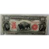Image 1 : 1901 $10.00 BUFFALO NOTE BEAUTIFUL XF-AU