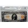 Image 1 : 1922 $20.00 GOLD CERTIFICATE FR. 1187 CGA63 BEAUTIFUL NOTE SUPER COLOR!