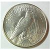 Image 2 : 1921 PEACE DOLLAR HIGH RELIEF MS-63 NICE WHITE COIN
