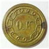 Image 2 : 1864 LINCOLN CIVIL WAR TOKEN "OK" ON REVERSE