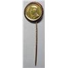 Image 1 : $1 LOUISIANA PURCHASE MCKINLEY GOLD IN A GOLD STICK PIN