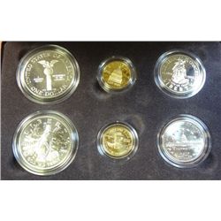1989 Congessional 6 coin proof and uncirculated set