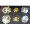 Image 1 : 1989 Congessional 6 coin proof and uncirculated set