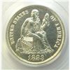 Image 2 : 1883 proof  Seated dime  PCGS PR64CAM