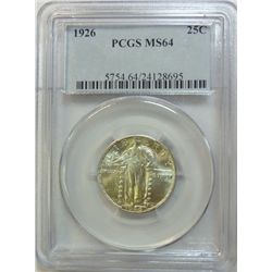 1926 Standing Liberty quarter PCGS64