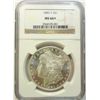 Image 1 : 1880S Morgan $ NGC66 star  FROSTY WHITE  A BEAUTY