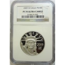 2009W $100  Platinum Eagle