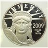 Image 2 : 2009W $100  Platinum Eagle