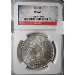 1883 Morgan $ NGC65