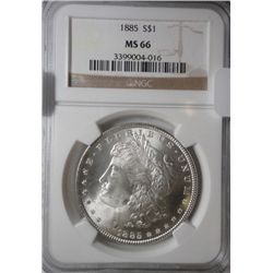 1885 Morgan $ NGC66