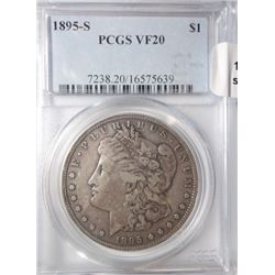 1895S Morgan $  PCGS20