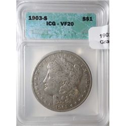 1903S Morgan $  ICG20