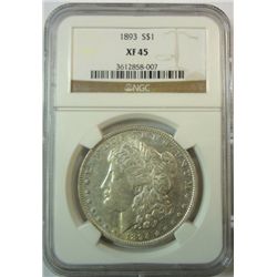 1893 Morgan $ NGC 45