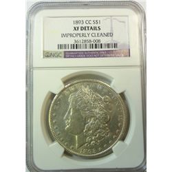 1893CC Morgan $ XF cleaned{Just dipped}