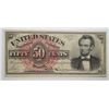 Image 1 : 50 CENT FRACTIONAL CURRENCY 1863 LINCOLN, ALLISON-SPINNER AU/UNC