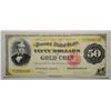 Image 1 : 1882 $50 GOLD CERTIFICATE NICE XF++
