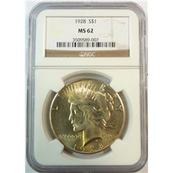 1928 Peace $  NGC62
