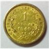 Image 2 : 1849 $1 gold  XF/AU