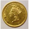 Image 1 : 1858 T3 $1 Gold  AU