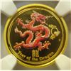 Image 2 : 2012 $15  1/10 th oz. Australia Dragon Gold  NGC PF69