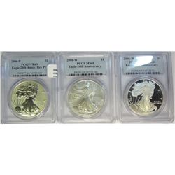 2006 P and W 20th anniv coinsPR69DCAM-MS69