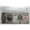 Image 1 : 1891 $1 TREASURY NOTE CGA 67 SPECTACULAR