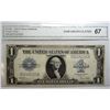 Image 1 : 1923 $1 SILVER CERTIFICATE CGA 67