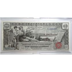 1896 $1 SILVER CERTIFICATE EDUCATIONAL NOTE XF