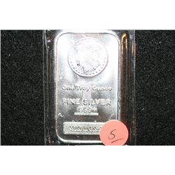 Silver Ingot, .999+ Fine, 1 Oz.