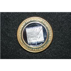 Hard Rock Hotel, Limited Edition Two-Tone $10 Gaming Token, .999 Fine