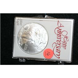 2010 Silver Eagle $1,  Happy Anniversary 