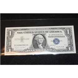 1957-A US Silver Certificate $1, Blue Seal, #Q18960963A