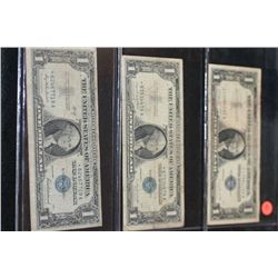 1957 US Silver Certificate $1, Blue Seal, # *62467719A, 1957-A US Silver Certificate $1, Blue Seal, 