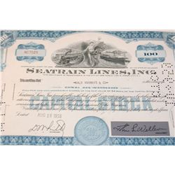 Seatrain Lines Inc. Stock Certificate dated 1959