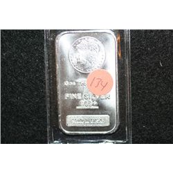 Silver Ingot, .999+ Fine 1 Oz.