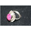 Image 2 : Royal Ruby & .925 Silver Size 8 Ring