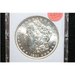 1881-O Silver Morgan $1, MCPCG Graded MS63