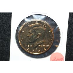 2004-D Kennedy Half Dollar, CLAD Gold