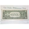 Image 2 : 1999 US Federal Reserve Note $1, Atlanta GA Reserve, #F20011157H, UNC  **Millennium Note (2001 in th