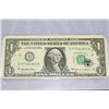 Image 1 : 1999 US Federal Reserve Note $1, Cleveland OH Reserve, #D77781953B, UNC "Lucky 7 Note"