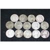 Image 1 : 1898 V-Nickel, 1935 Buffalo Nickel & Jefferson Nickels, lot of 12, various dates & conditions for a 