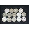 Image 2 : 1898 V-Nickel, 1935 Buffalo Nickel & Jefferson Nickels, lot of 12, various dates & conditions for a 