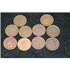 Image 1 : Indian Head Penny, various dates & conditions, lot of 10
