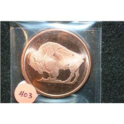 2011 Buffalo Copper Round, .999 Fine 1 Oz.