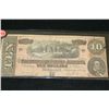 Image 1 : 1864 Confederate States of America $10 Bank Note
